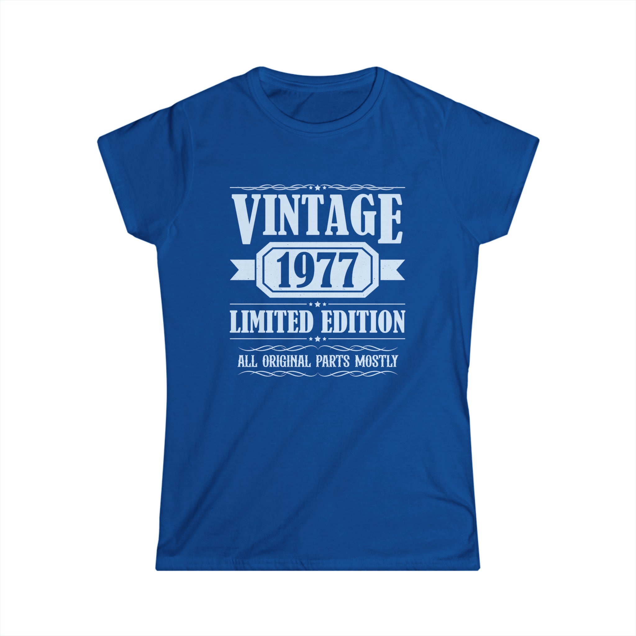 Vintage 1977 TShirt Women Limited Edition BDay 1977 Birthday Womens Shirts