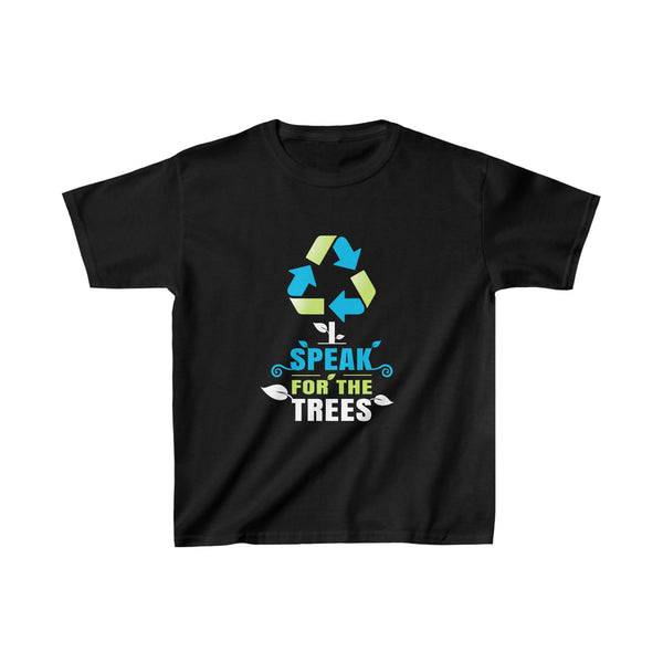 I Speak For Trees Earth Day Save Earth Inspiration Hippie Shirts for Girls