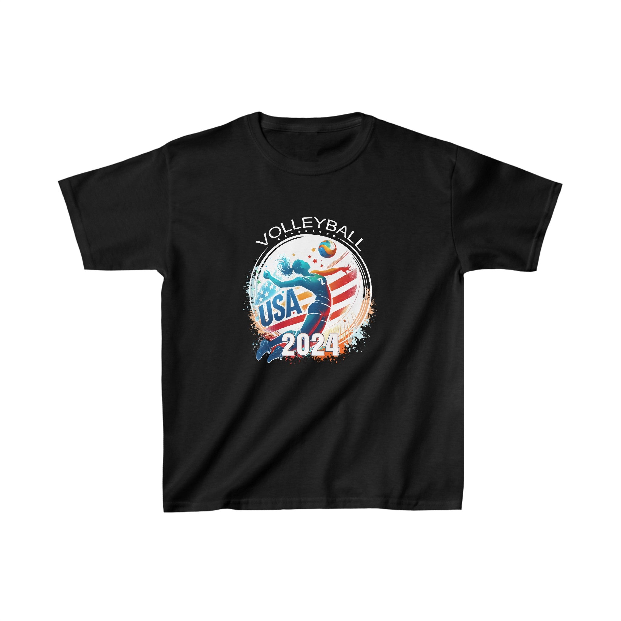 USA 2024 Summer Games Volleyball America Sports 2024 USA Boy Shirts