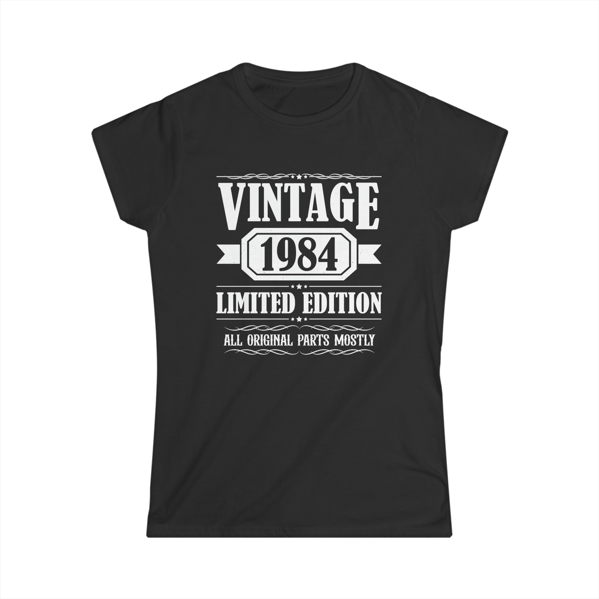 Vintage 1984 TShirt Women Limited Edition BDay 1984 Birthday Women Tops