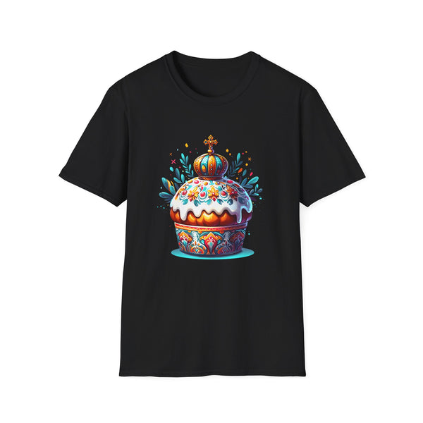 Russian Orthodox Church Cross Chrestos Voskres Pascha Easter Shirts for Men