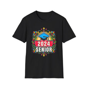 Senior 2024 Class of 2024 Back To School Teacher Students Mens T Shirts