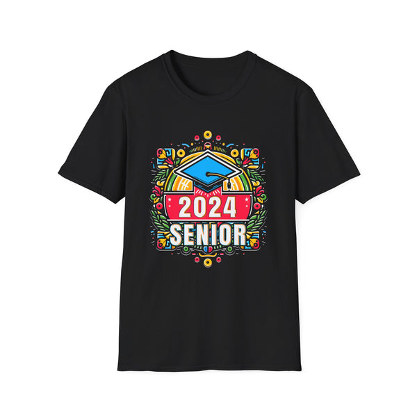 Senior 2024 Class of 2024 Back To School Teacher Students Mens T Shirts