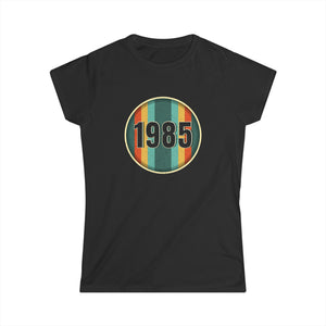 Vintage 1985 Birthday Shirts for Women Funny 1985 Birthday Womens Shirts