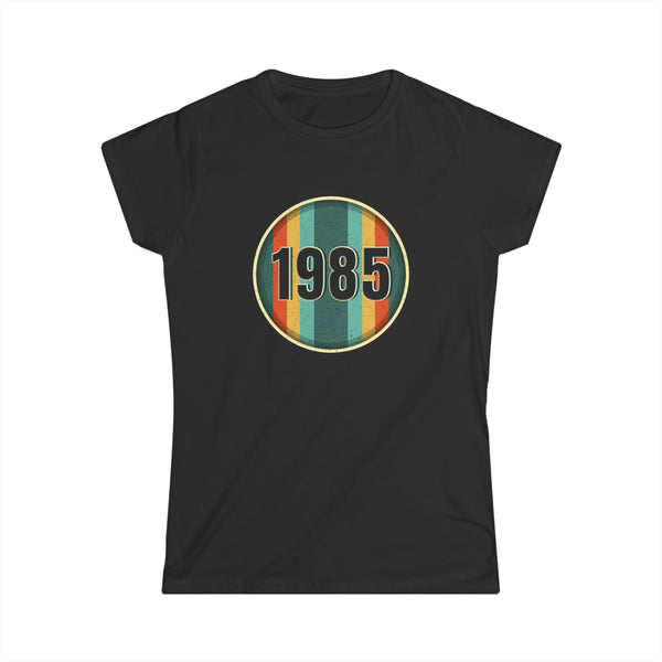 Vintage 1985 Birthday Shirts for Women Funny 1985 Birthday Womens Shirts