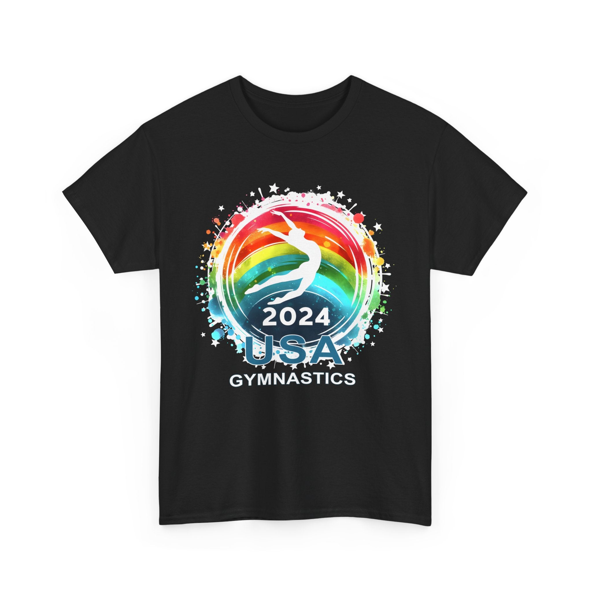 USA 2024 Games United States Gymnastics America 2024 USA Mens T Shirts Plus Size Big and Tall