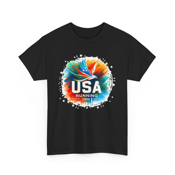 USA 2024 Go United States America 2024 USA Track and Field Mens Shirt Plus Size Big and Tall