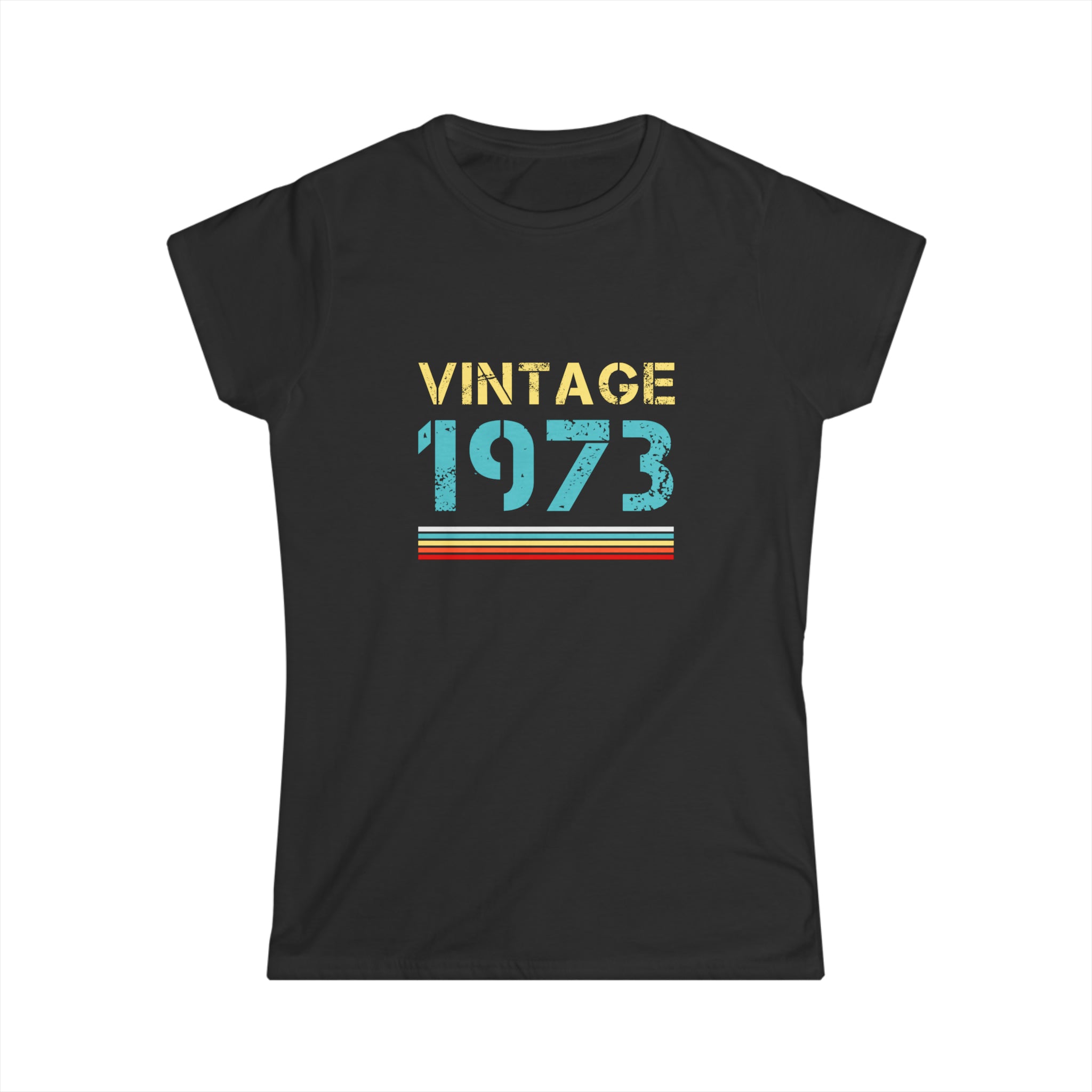 Vintage 1973 T Shirts for Women Retro Funny 1973 Birthday Womens T Shirts