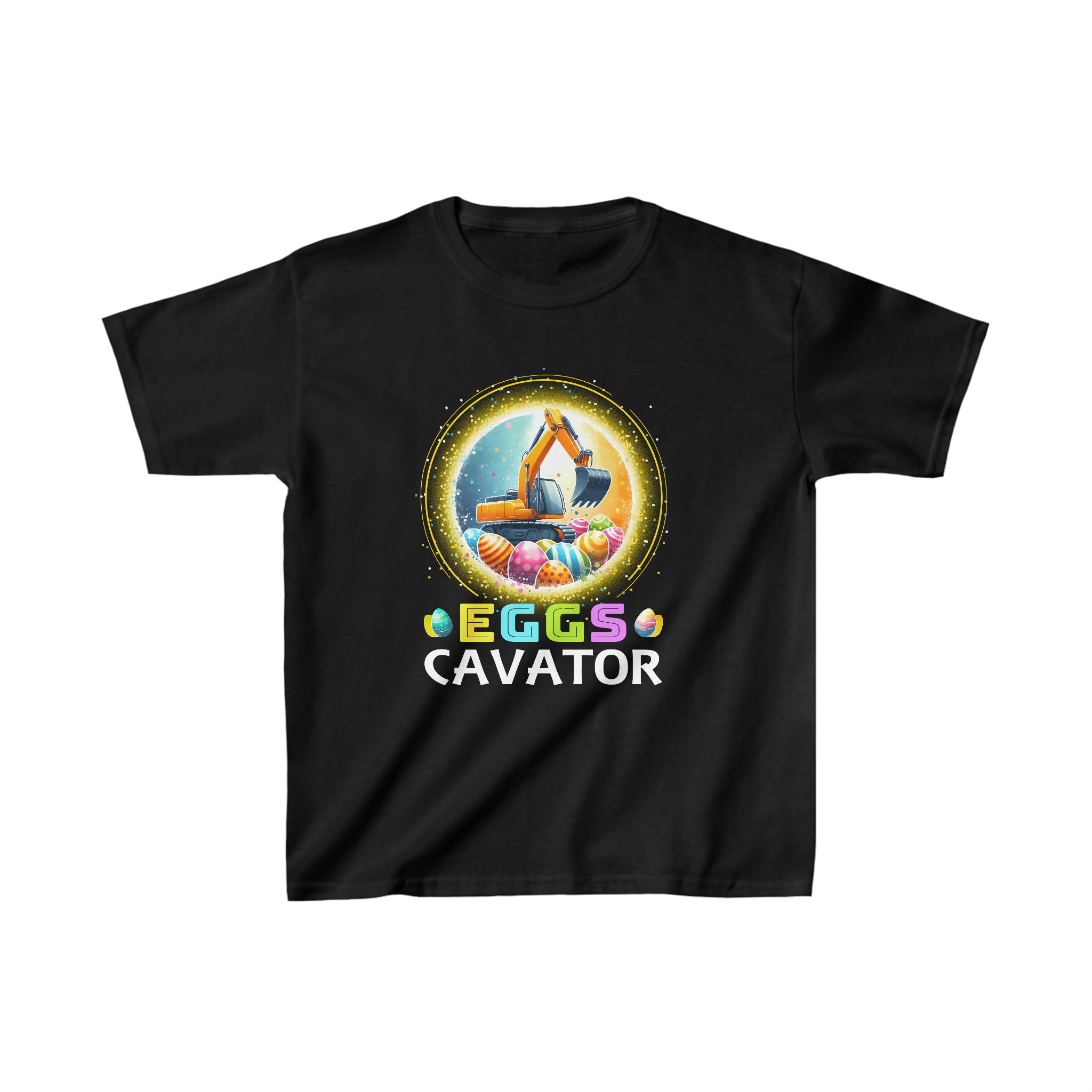 Eggscavator Easter Egg Hunt Construction Trucks Toddler Boys Boys Shirts