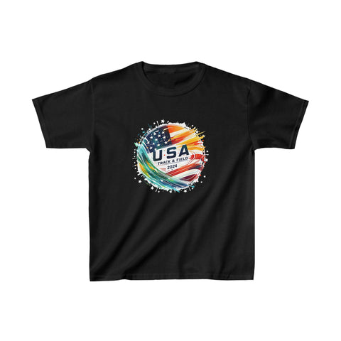 USA 2024 Go United States America 2024 USA Track and Field Girls Tops