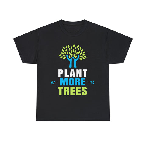 Plant More Trees Plant More Trees Nature Climate Earth Shirts for Men Plus Size Big and Tall