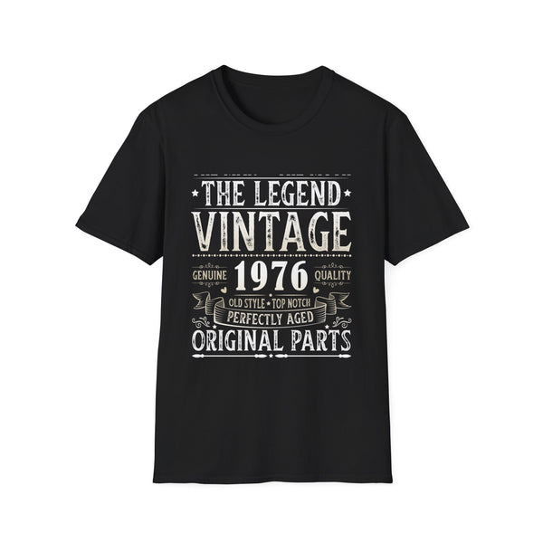 Vintage 1976 T Shirts for Men Retro Funny 1976 Birthday Shirts for Men