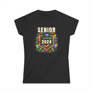 Senior 2024 Class of 2024 for College High School Senior Womens Shirt