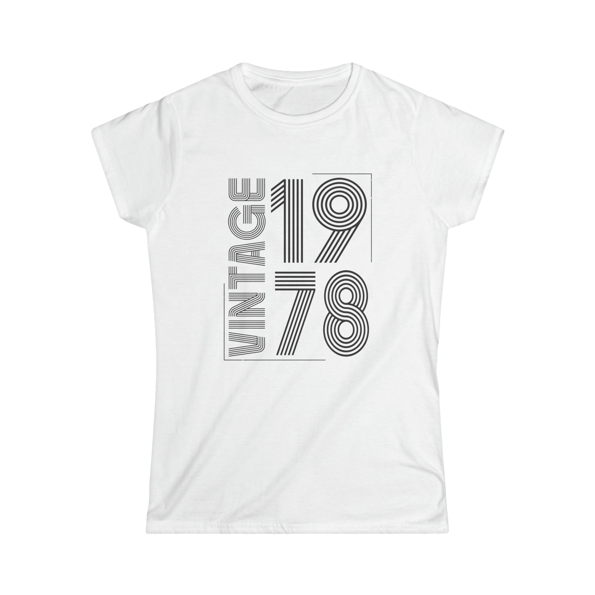 Vintage 1978 T Shirts for Women Retro Funny 1978 Birthday Women Tops