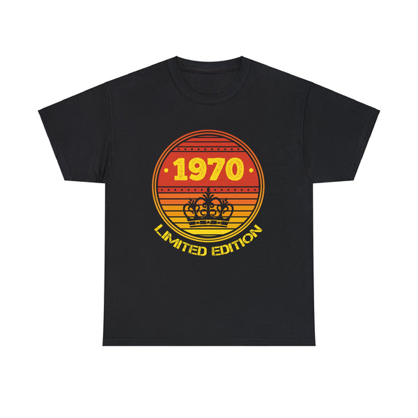 Vintage 1970 TShirt Men Limited Edition BDay 1970 Birthday Mens T Shirts Plus Size Big and Tall
