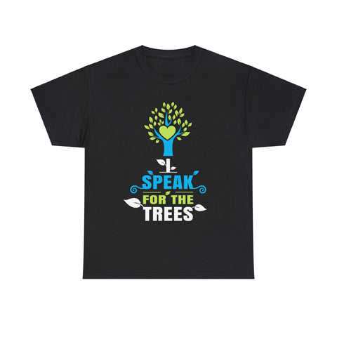 Earth Day I Speak For The Trees Design Nature Lover Shirts for Men Plus Size Big and Tall