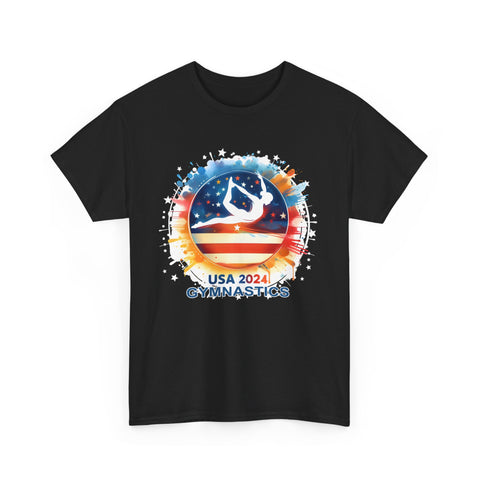 USA 2024 Games United States Gymnastics America 2024 USA Shirts for Men Plus Size Big and Tall