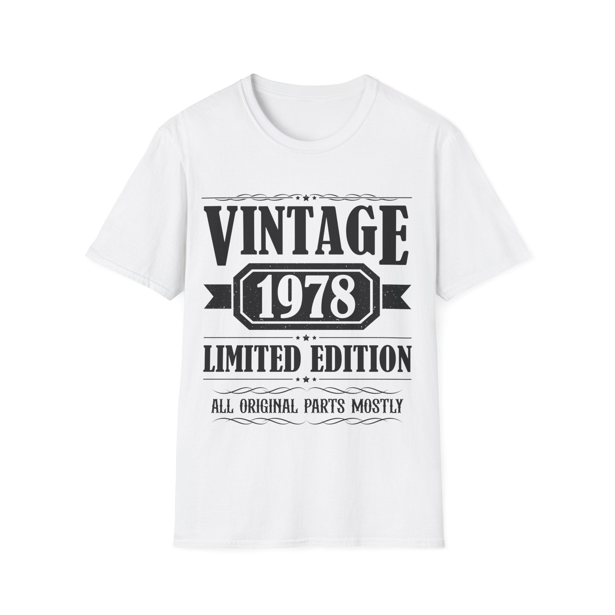 Vintage 1978 T Shirts for Men Retro Funny 1978 Birthday Men Shirts