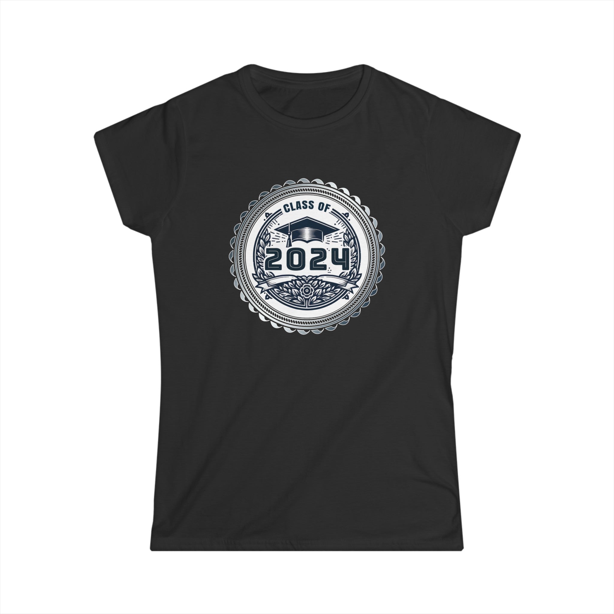 Class of 2024 College University High School Future Graduate Women Tops