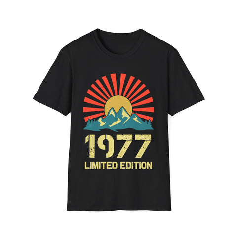 Vintage 1977 Limited Edition 1977 Birthday Shirts for Men Shirts for Men