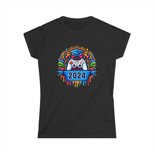 Class of 2024 Grow With Me First Day of School Womens Shirts