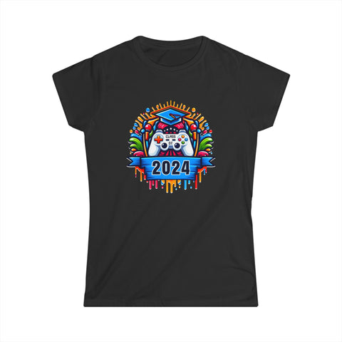 Class of 2024 Grow With Me First Day of School Womens Shirts