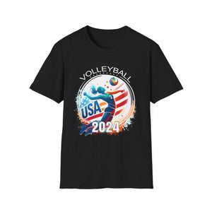 USA 2024 Summer Games Volleyball America Sports 2024 USA Mens Shirt