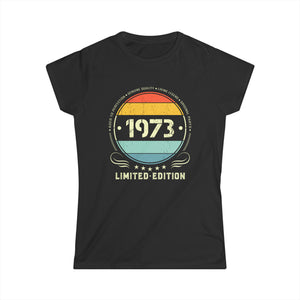 Vintage 1973 Limited Edition 1973 Birthday Shirts for Women Women Shirts