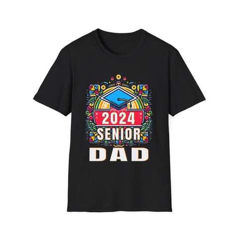 Senior Dad Class of 2024 Senior Year Proud Dad Senior 2024 Mens T Shirts