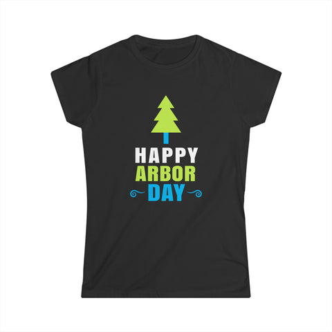 Happy Arbor Day Shirt Outfit for Earth Day Plant Trees Shirts for Women