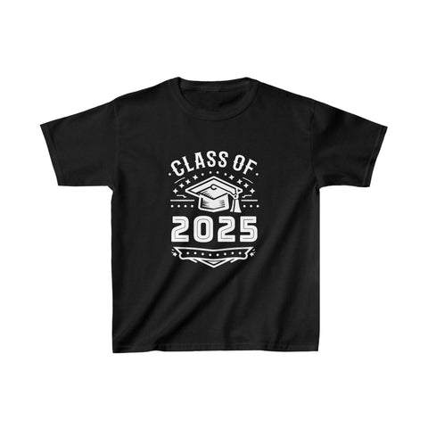 Senior 2025 Class of 2025 Graduation First Day Of School Boys Tshirts