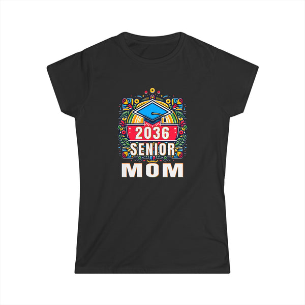 Senior Mom Class of 2036 Senior Year Proud Mom Senior 2036 Womens Shirts