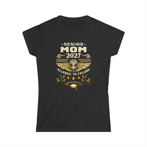 Proud Senior Mom Shirt Class of 2027 Decorations 2027 Shirts for Women