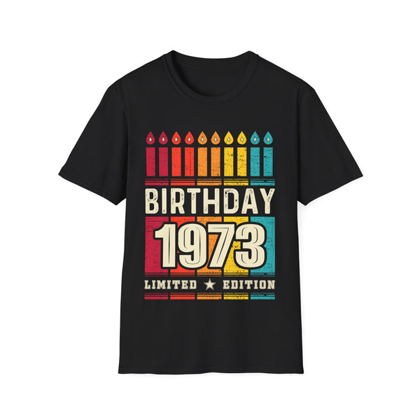 Vintage 1973 TShirt Men Limited Edition BDay 1973 Birthday Mens Shirt