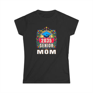 Senior Mom Class of 2035 Senior Year Proud Mom Senior 2035 Shirts for Women