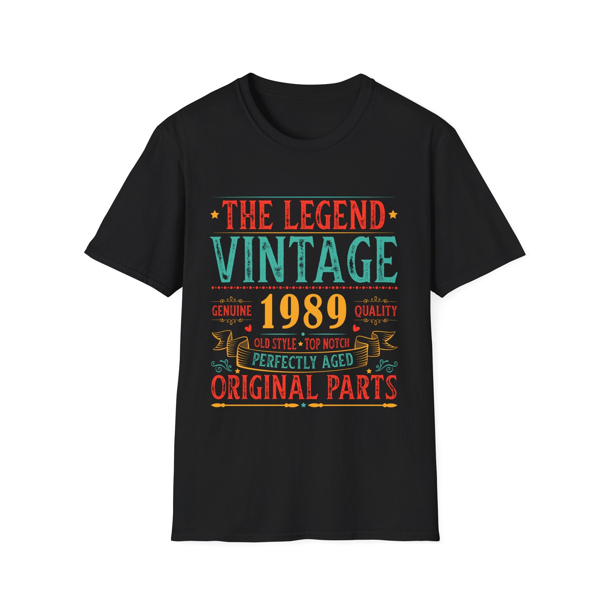 Vintage 1989 TShirt Men Limited Edition BDay 1989 Birthday Mens Shirts