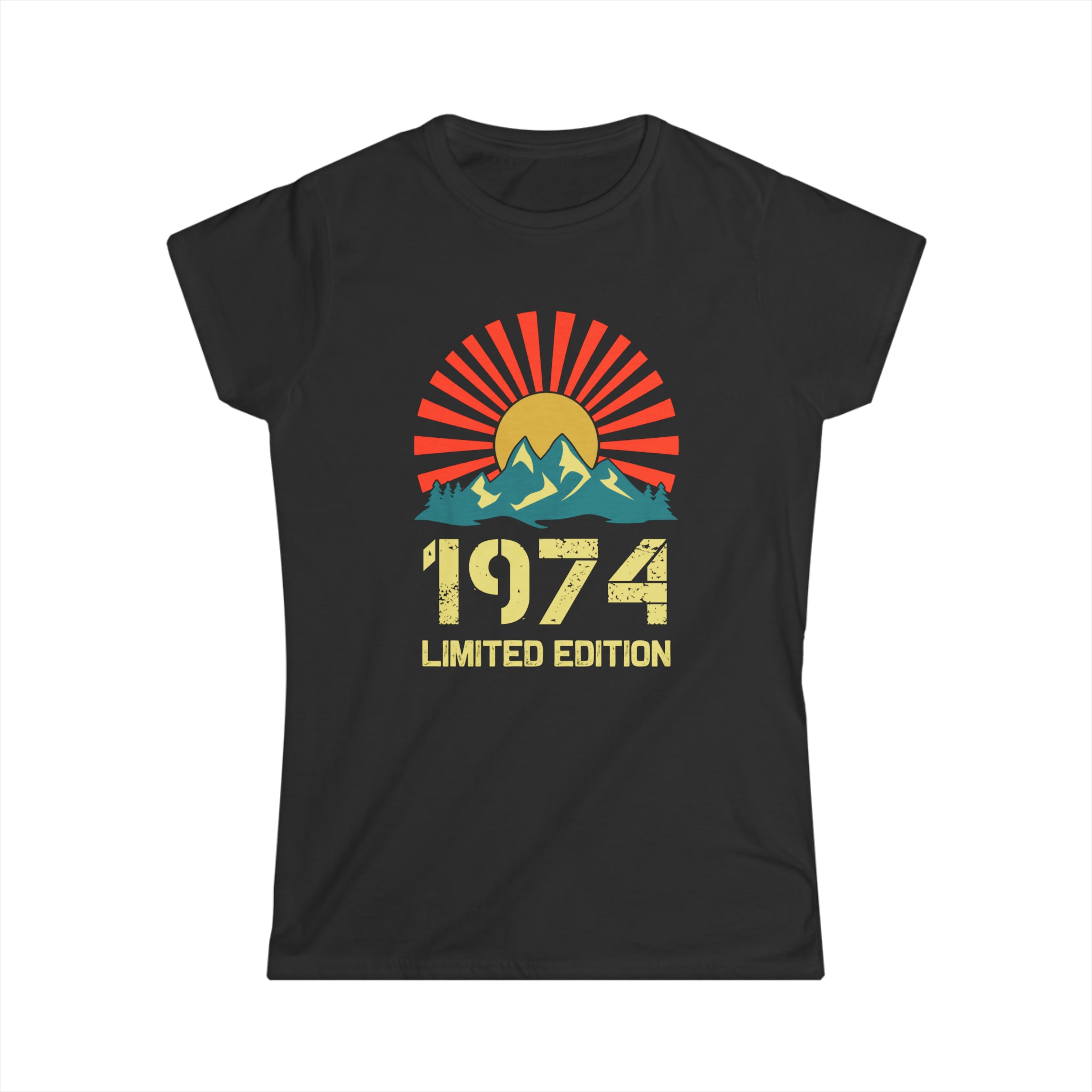 Vintage 1974 Limited Edition 1974 Birthday Shirts for Women Womens Shirt