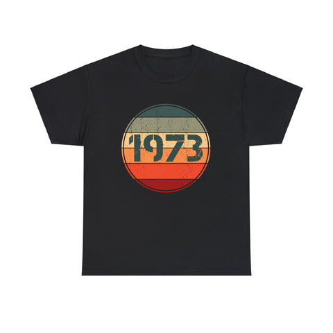 Vintage 1973 Birthday Shirts for Men Funny 1973 Birthday Men Shirts Big and Tall Plus Size