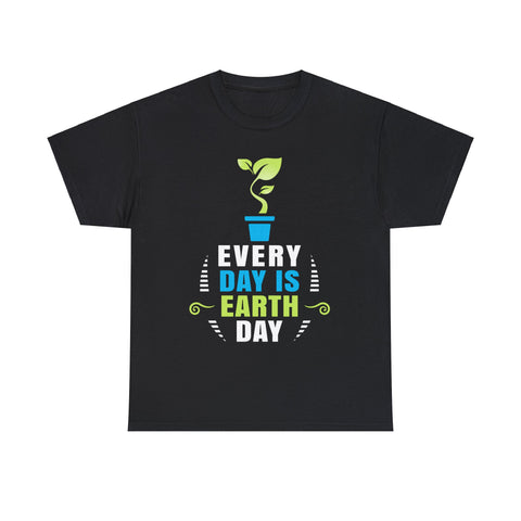 Environmental Crisis Planet Activism Everyday is Earth Day Mens Shirt Plus Size Big and Tall