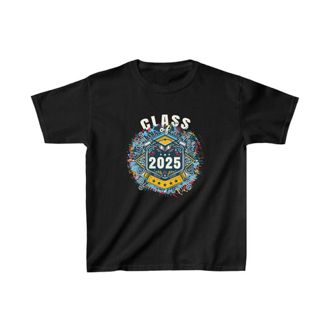 Senior 2025 Class of 2025 Back To School Teacher Students Boys T Shirts