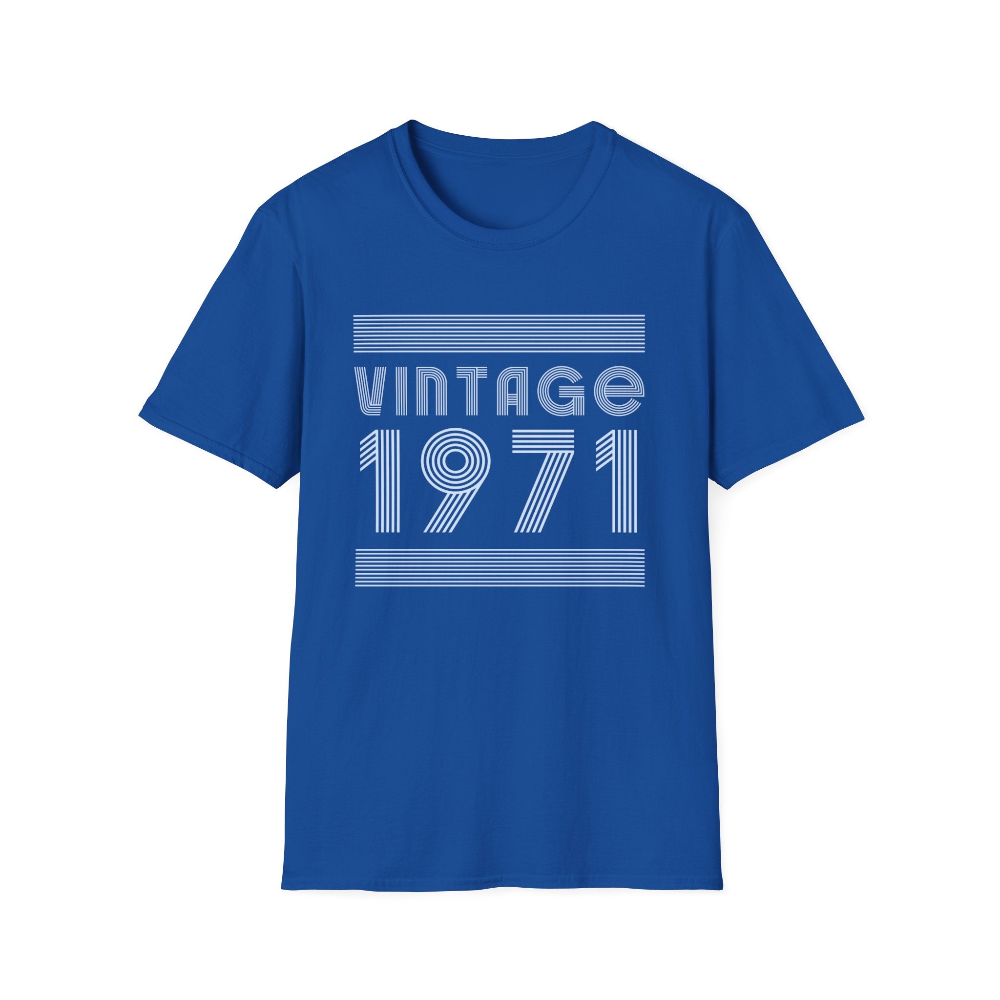 Vintage 1971 T Shirts for Men Retro Funny 1971 Birthday Mens Tshirts