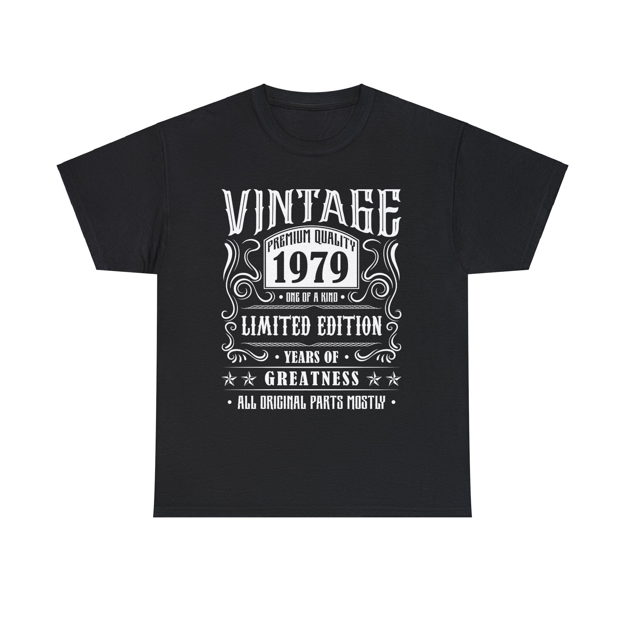 Vintage 1979 T Shirts for Men Retro Funny 1979 Birthday Big and Tall Tshirts Shirts for Men