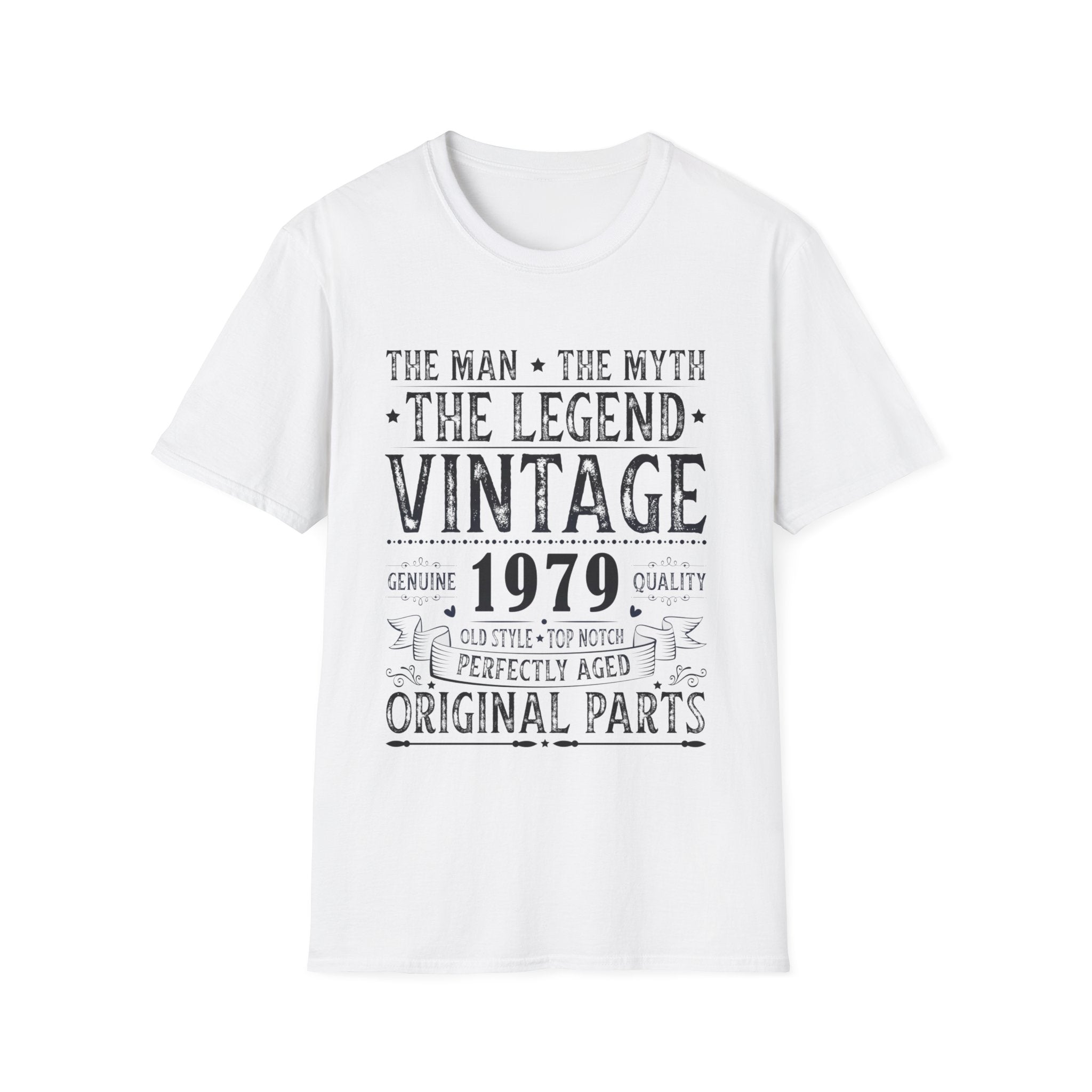 Vintage 1979 T Shirts for Men Retro Funny 1979 Birthday Mens T Shirt