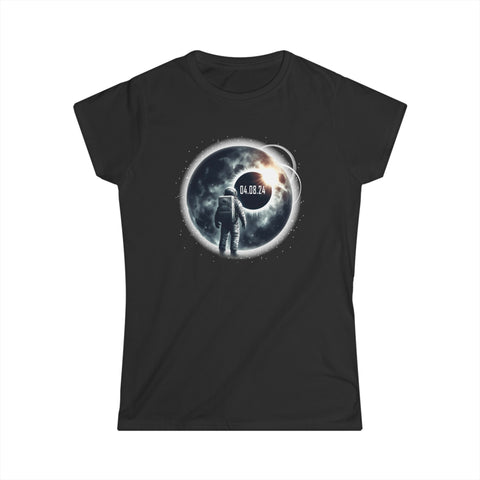 2024 Solar Eclipse American Totality Spring 4.08.24 Women Shirts