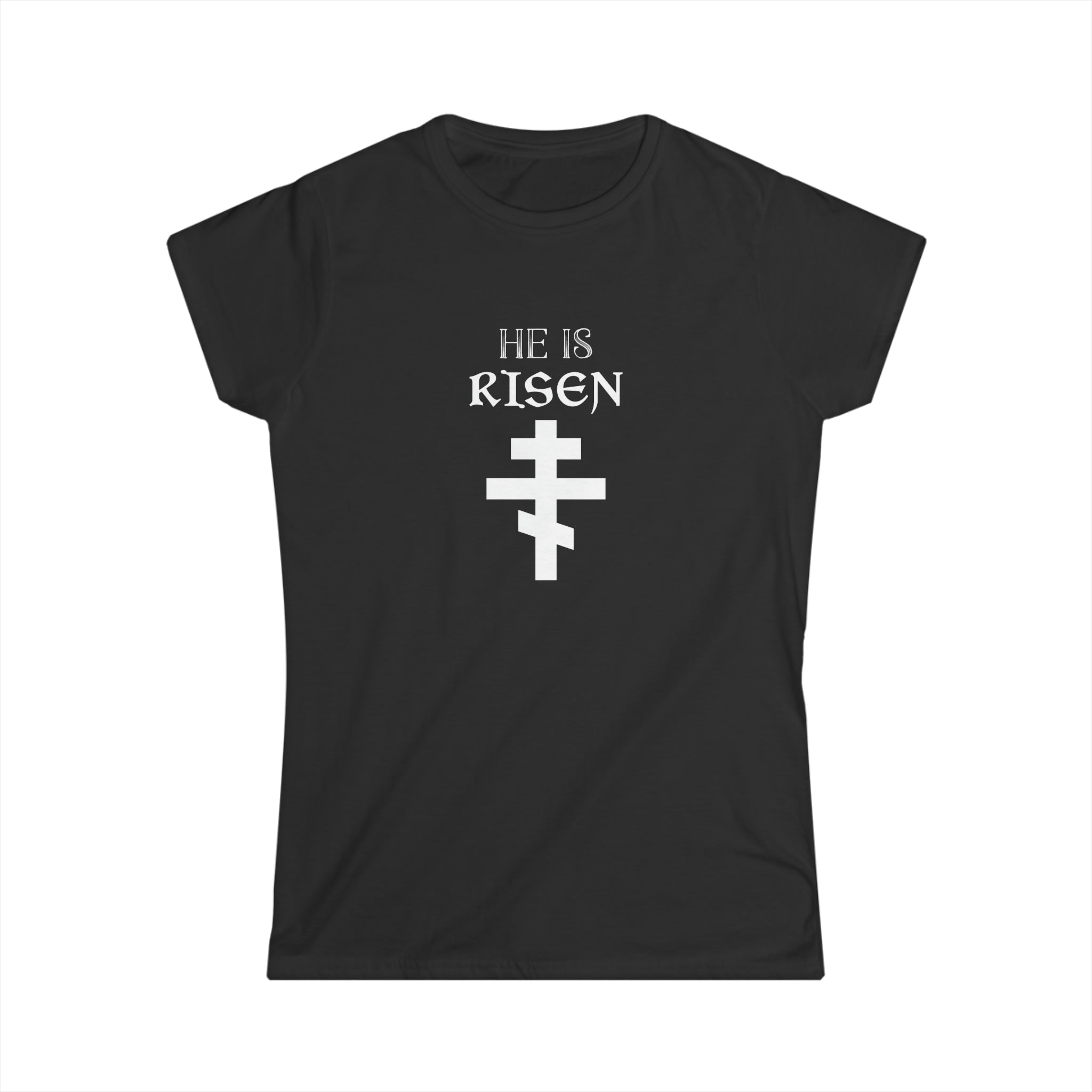 Easter Christian He Is Risen Resurrection Orthodox Easter Womens Shirt