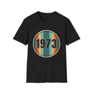 Vintage 1973 Birthday Shirts for Men Funny 1973 Birthday Mens T Shirts