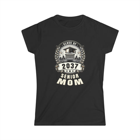 Senior 2037 Class of 2037 for College High School Senior Mom Women Tops