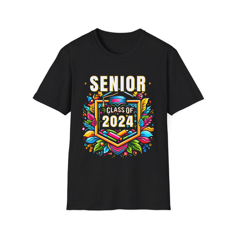 Senior 2024 Class of 2024 for College High School Senior Men Shirts