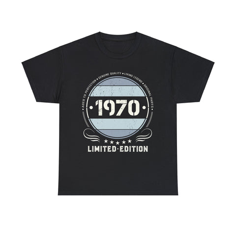 Vintage 1970 T Shirts for Men Retro Funny 1970 Birthday Shirts for Men Plus Size Big and Tall