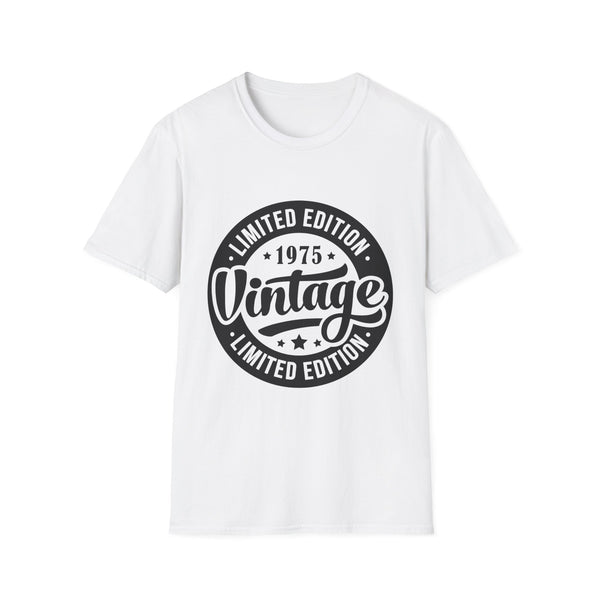 Vintage 1975 T Shirts for Men Retro Funny 1975 Birthday Men Shirts